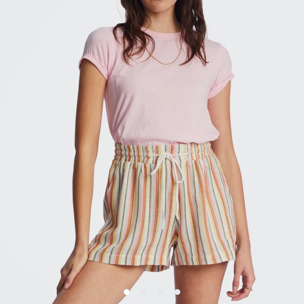 NWT Billabong 2 piece striped Day Trip Set size small